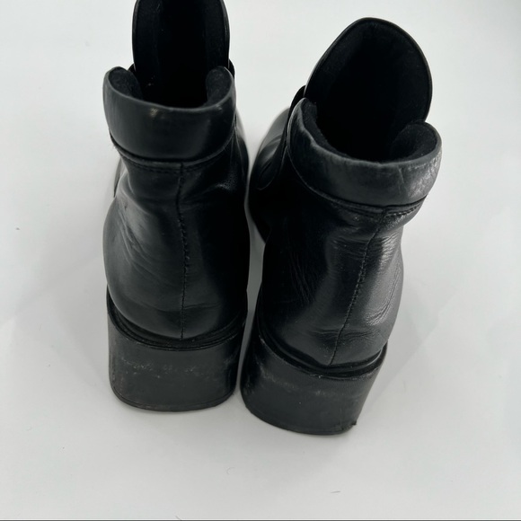Spring Step black leather boots shoes size 6 - Picture 6 of 10